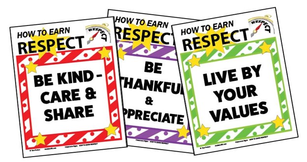 How To Earn Respect Flyers