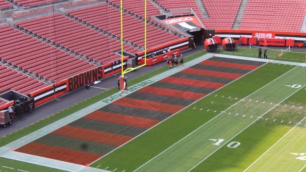 Tom Brady and the Endgame Football Field Goal Post